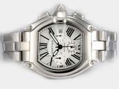 Cartier Roadster W62019X6 Stainless Steel Bezel Automatic Mens Watch