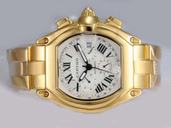 Cartier Roadster W62021Y2 Rectangle Automatic White Dial Watch