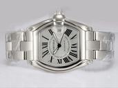Cartier Roadster W62025V3 Mens Square Stainless Steel Case Watch