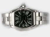 Cartier Roadster w62041v3 Stainless Steel Bezel Automatic Mens Watch