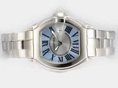 Cartier Roadster W6206007 Stainless Steel Bezel Womens Stainless Steel Case Watch