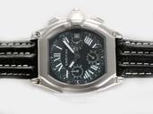 Cartier Roadster wE500260 Rectangle Quartz Chronograph Mens Watch