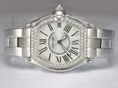 Cartier Roadster wE5002x2 Mens Silver Stainless Steel Strap Watch