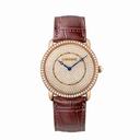 Cartier Ronde Louis 18K Pink Gold Diamond Dial Men's Watch WR007008
