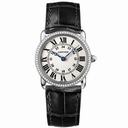Cartier Ronde Louis Diamond Bezel Silver Dial 18 kt White Gold Ladies Watch WR000251