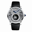 Cartier Rotonde de Cartier Double Tourbillon Manual Wind Platinum Men's Watch W1556210