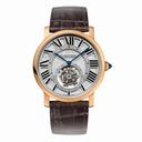 Cartier Rotonde de Cartier Flying Tourbillon 18 kt Rose Gold Men's Watch W1556215