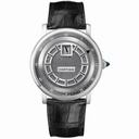 Cartier Rotonde de Cartier Jumping Hour 18 kt White Gold Men's Watch W1553851