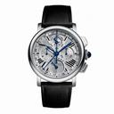 Cartier Rotonde de Cartier Perpetual Calendar Chronograph 18 kt White Gold Men's Watch W1556226