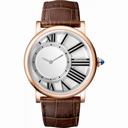 Cartier Rotonde Mysterious Hours Mechanical 18Kt Pink Gold Men's Watch W1556223