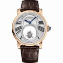 Cartier Rotonde White Galvanized guilloche Dial Men's Watch W1556230