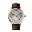 Cartier Rotonde White Galvanized guilloche Dial Men's Watch W1556243