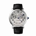 Cartier Rotonde White Galvanized guilloche Dial Men's Watch W1556244