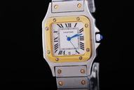 Cartier Santos 100 W200728G 29mm Stainless Steel Case Womens Watch