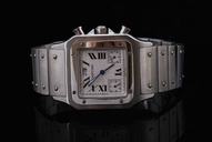 Cartier Santos 100 w200737g Automatic Mens Stainless Steel Bezel Watch