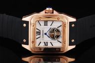 Cartier Santos 100 W20108Y1 Mens 38mm Stainless Steel Case Watch