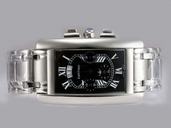 Cartier Santos 100 w26019L1 Womens Silver Stainless Steel Strap Rectangle Watch