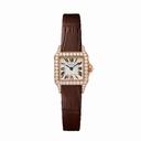 Cartier Santos Demoiselle Silver Grained Dial Ladies Watch WF902004