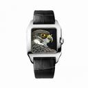 Cartier Santos-Dumont Mother of Pearl Marquetry Dial Men's Watch HPI00617
