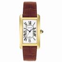 Cartier Tank Americaine 18k Yellow Gold Men's Watch W2603156