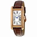 Cartier Tank Americaine 18kt Rose Gold Ladies Watch W2607456