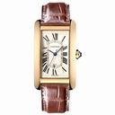 Cartier Tank Americaine 18kt Rose Gold Men's Watch W2609156
