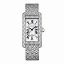 Cartier Tank Americaine Silvered Flinque Dial Ladies Watch HPI00622