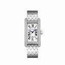 Cartier Tank Americaine Silvered Flinque Dial Ladies Watch WB710011