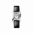 Cartier Tank Anglaise Flinque Silvered Dial Ladies Watch W5310029