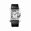 Cartier Tank Anglaise Silver Dial 18kt White Gold Men's Watch W5310033