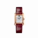 Cartier Tank Anglaise Silver Flinque Diamond Diall Watch WJTA0007