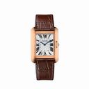 Cartier Tank Anglaise Silvered Flinque Dial Ladies Watch W5310042