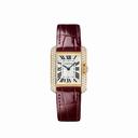 Cartier Tank Anglaise Silvered Flinque Dial Ladies Watch WT100013