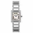 Cartier Tank Francaise 18kt White Gold Diamond Bracelet Ladies Watch WE1002SF