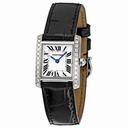 Cartier Tank Francaise 18kt White Gold Diamond Ladies Watch WE100231