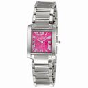 Cartier Tank Francaise Limited Edition Steel Raspberry Ladies Watch W51030Q3
