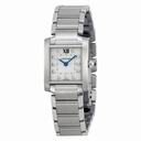 Cartier Tank Francaise Silver Dial Stainless Steel Ladies Watch WE110006