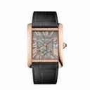 Cartier Tank Mc Grey Dial 18k Pink Gold Men's Watch WGTA0014