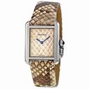 Cartier Tank Solo Python Pattern Dial Quartz Ladies Watch W5200020