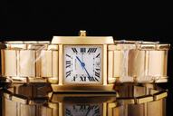 Cartier Tank W50002N2 Stainless Steel Case 33x47mm Mens Watch