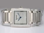Cartier Tank WL4082KF 28x32mm Silver Stainless Steel Strap Womens Watch