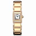 Cartier Tankissime 18kt Rose Gold Diamond Ladies Watch WE70058H
