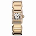 Cartier Tankissime Diamond 18kt Rose Gold Ladies Watch WE70028H