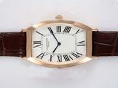 Cartier Tonneau R1054 49x31mm Midsize Stainless Steel Case Watch