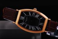 Cartier Tonneau WB2009 Quartz Chronograph Mens 40x47mm Watch