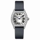 Cartier Tortue Diamond 18 kt White Gold Ladies Watch WA507231