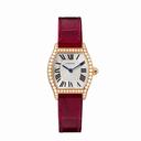 Cartier Tortue Silver Flinque Dial Ladies Watch WA501006