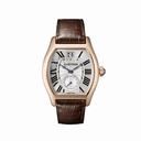 Cartier Tortue Silver Flinque Dial Men's Watch W1556234