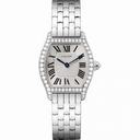 Cartier Tortue Silvered Flinque Dial Ladies Watch WA501011