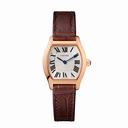 Cartier Tortue Silvered guilloche Dial Ladies Watch W1556360